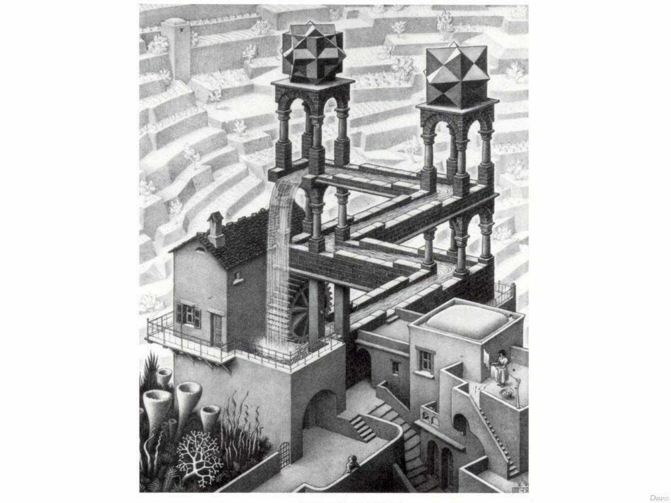 Escher: Wasserfall